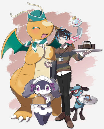 Fullbody with Pokémon